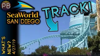 What's New at SeaWorld San Diego This Week? 4/27/19 | Track VERTICAL on Journey to Atlantis!