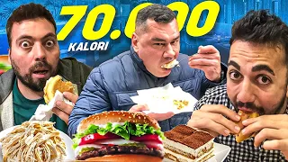 DOYMADILAR ! 70.000 KALORİ HESAP KİTLEMELİ YEMEK KAPIŞMASI !