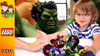 Детки ЛЕГО Халк против Красного Халка 76078 LEGO Super Heroes Hulk vs Red Hulk