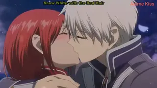 [ Anime Kiss ]  Akagami no Shirayuki - Zen Kiss Shirayuki