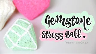 DIY Gemstone Stress Ball | SoCraftastic