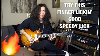 Lick of the day | Finger Pickin' shred in A | Danny Dela Cruz