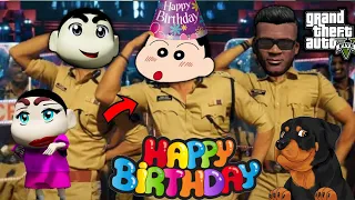 GTA 5: Police Franklin Celebrating Phinchan Birthday & Shinchan Cry 😢 for phinchan |Ps Gamester|
