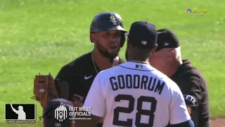 Ejections 186-187 - After Jose Abreu's HBP from P Lange, L Barrett Ejects CWS Before Benches Clear