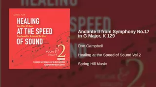 Don Campbell - Andante II from Symphony No.17 in G Major, K 129