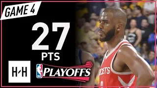 Chris Paul Full Game 4 Highlights Rockets vs Warriors 2018 NBA Playoffs WCF - 27 Pts!