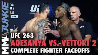 UFC 263 full fight card faceoffs