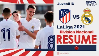 Atlético Madrid vs Real Madrid Division Nacional Juvenil B 2021