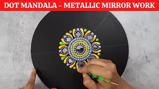 Dot Mandala on MDF | Dot mandala for beginners | Mandala Art | 114 | 2023 | ATM Creations