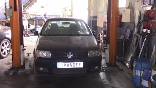 Ремонт автомобиля VW Polo с двигателем AMF, замена сцепления