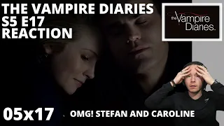 THE VAMPIRE DIARIES S5 E17 RESCUE ME REACTION 5x17 STEFAN AND CAROLINE GET CLOSE AND DELENA BREAK UP