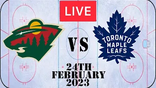 NHL LIVE Toronto Maple Leafs vs Minnesota Wild 24th February 2023 Full Game Reaction