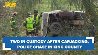 2 in custody after alleged carjacking, police chase in King County