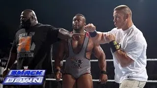 Mark Henry & Big E Langston help John Cena fend off the Shield: SmackDown, Dec. 27, 2013