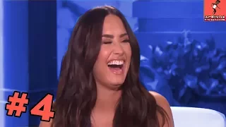 Demi Lovato Laughing For 1 Minute Straight on the Ellen Show - Try Not To Laugh Challenge #4