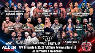AEW Dynamite 8/23/23 Full Show Review & Results |  All In Preview & Predictions | Fyter Fest