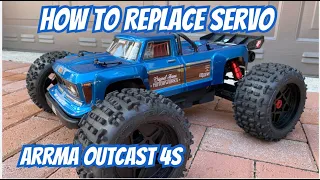 How to Replace Servo on Arrma Outcast 4s/Speed Run and Skatepark Bash