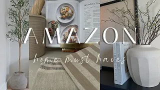 AMAZON HOME MUST HAVES || WHAT I BOUGHT VS HOW I STYLED || 2024 DECORATING IDEAS