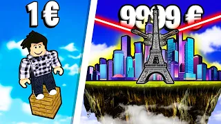 Construire LA PLUS GRANDE VILLE DU CIEL dans ROBLOX ! (Fantasy Tycoon)