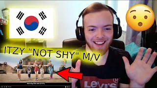 FIRST TIME LISTENING TO SOUTH KOREAN GIRL GROUP! | ITZY “Not Shy” M/V *REACTION*