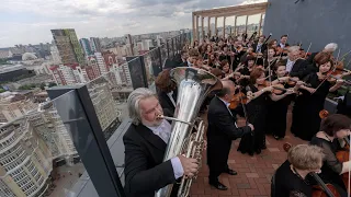 Уральский филармонический оркестр на высоте выше 55 метров