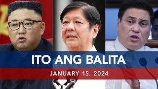 UNTV: Ito Ang Balita |  January 15, 2024