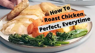 Roast Chicken - Balance Between Crispy Skin and Juicy Tender Meat