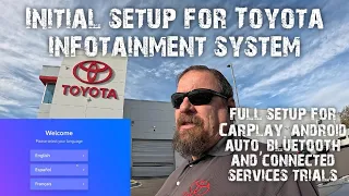How to connect to your Toyota, Carplay, Android Auto, connected services, Bluetooth, & App setup