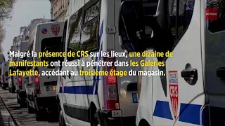 Gilets jaunes : les Galeries Lafayette un court instant occupées et fermées