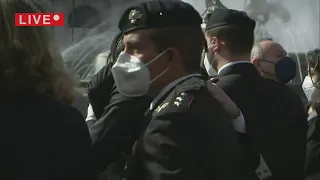 Roma, i funerali di Stato dell'ambasciatore Luca Attanasio e del carabiniere Vittorio Iacovacci