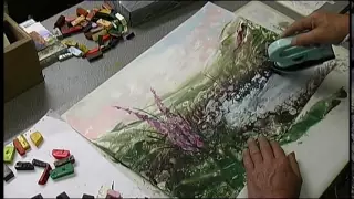 Foxglove landscape in Wax - A2