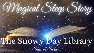 The Snowy Day Library❄️📚 | Magical Sleep Story | Cozy Sleep Meditation
