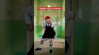 If Matilda was Australian! #shorts #matilda #matildathemusical #broadway #musicaltheatre #aussie