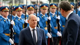 Scholz sorgt in Belgrad mit Kosovo-Äußerungen für Verstimmung | AFP