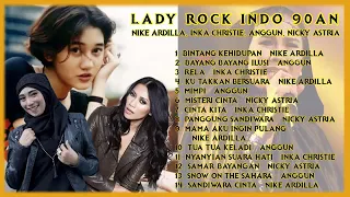 (TANPA IKLAN) Lady Rocker Indonesia Era 90an ~ Lagu 90an Indonesia ~ agen musik terbaru 2023