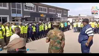 Video: Accra Regional Minister Hon Henry Quartey  Addresses Security Services