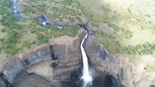 Самый высокий водопад ЕВРАЗИИ на р Канда. Плато Путорана