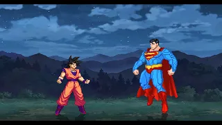 Goku Vs Superman - MUGEN CHAR