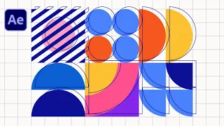 How to Animate Geometric Pattern in After Effects - Bauhaus Geometric Patterns