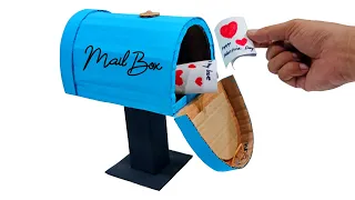 How To Make a Mailbox Out Of Cardboard - DIY Cardboard Mailbox