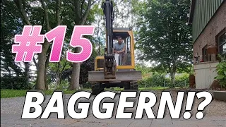 Rasenborde setzten, mit dem Bagger geht's leichter | Volvo ecr28