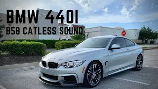 BMW B58 440i ER Catless downpipes & Dinan Exhaust Sound