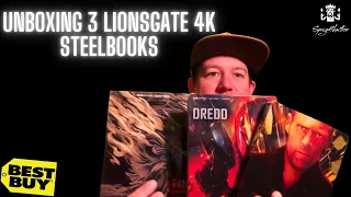 Unboxing 3  Best Buy exclusive Lionsgate 4k Steelbooks