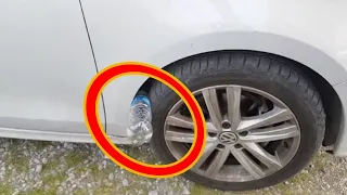 If You See A Plastic Bottle On Your Tire, Don't Touch It And Call 911!