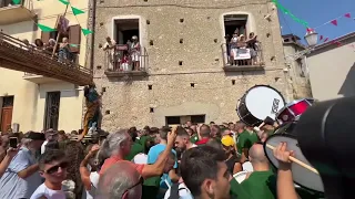 Gioiosa Ionica: Festa di San Rocco 2023, processione mattina con i tamburi