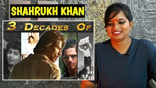 3 Decades Of SRK | Tribute To The Legend Of Indian Cinema 2022 | SRK SQUAD | REACTION /SWEET CHILLIZ