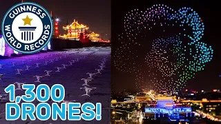 Drone display breaks world record title! - Guinness World Records
