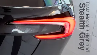 2024 Tesla Model 3 Highland - Stealth Grey.