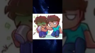 mareado Herobrine x Steve