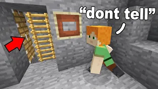 I found a DECOY Minecraft Base until his friend exposed his REAL SECRET...